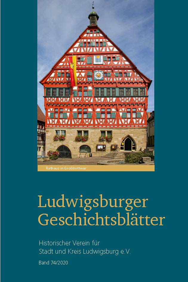 Das Bild zeigt das Cover der Zeitschrift Ludwigsburger Geschichtsblätter 74
