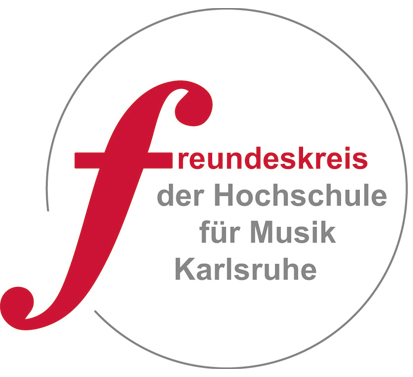 Zu sehen ist das Logo des Freundeskreises der Hochschule für Musik Karlsruhe