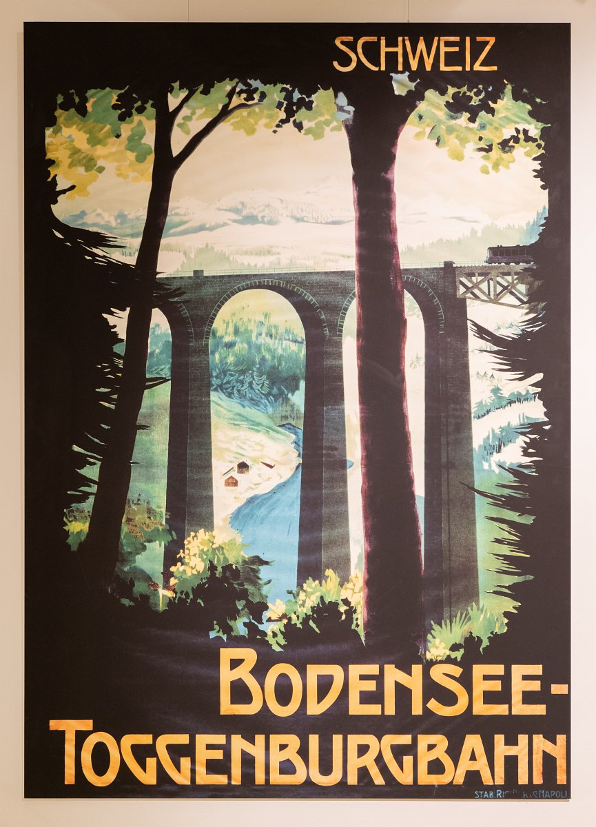 Plakat für die Schweizer Toggenburgbahn.