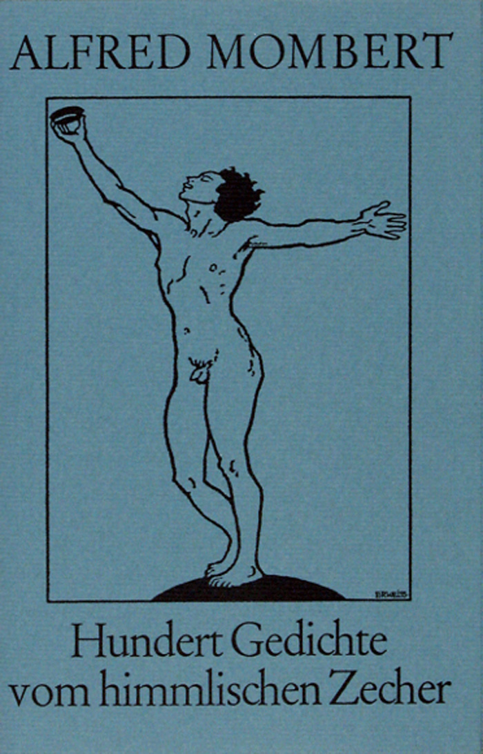 Zu sehen ist ein blaues Buchcover mit einer einfachen Illustration eines Menschen, welcher von einem Quadrat umrandet wird. Über diesem Quadrat steht der Name des Autors und darunter der Titel des Buches.