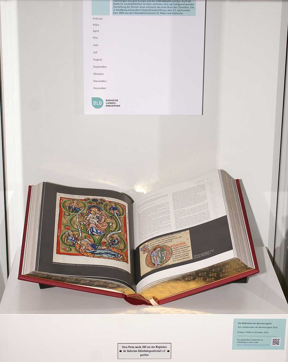 Die Bilderbibel der Barmherzigkeit Die Bilderbibel der Barmherzigkeit. Der Schnitt ist golden.