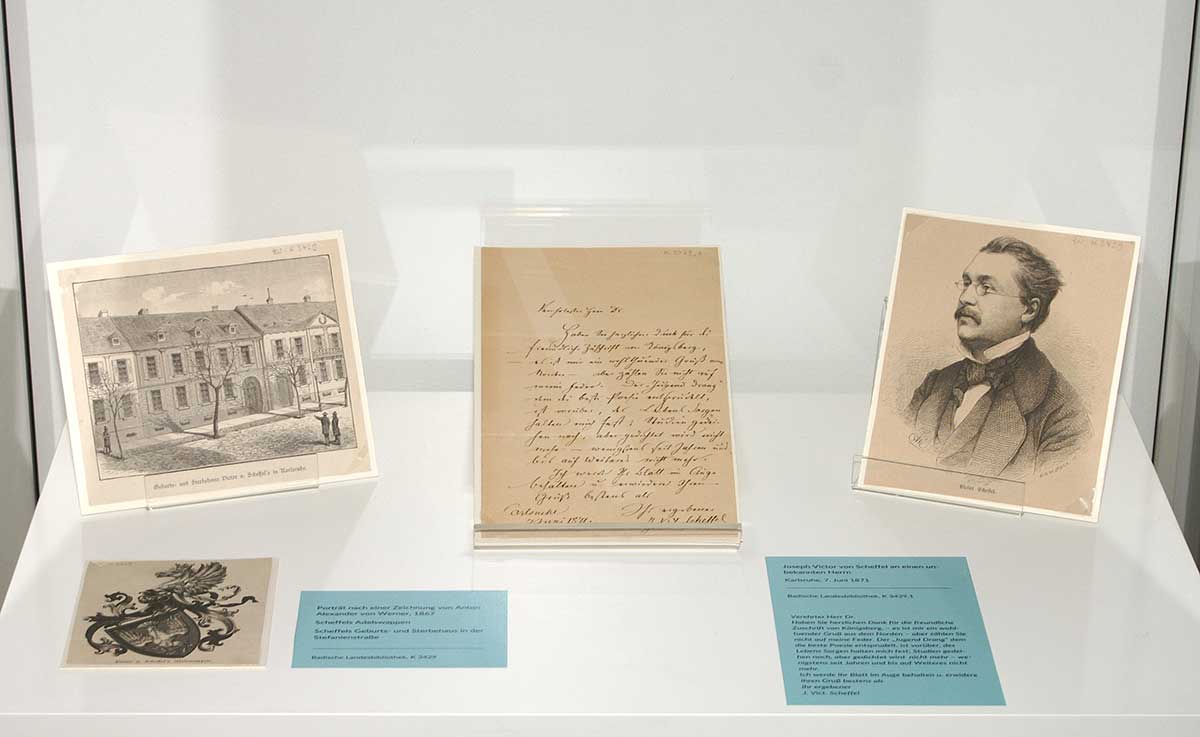 Brief von Joseph Victor von Scheffel an einen unbekannten Herrn Brief von Joseph Victor von Scheffel an einen unbekannten Herrn