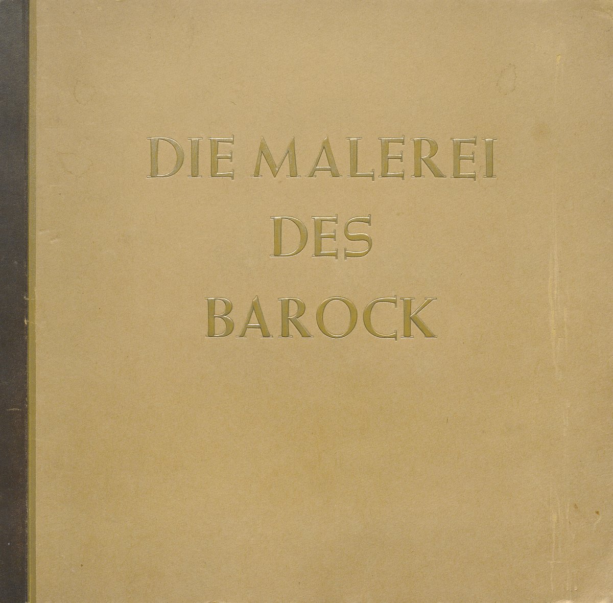 Einband des Buches „Die Malerei des Barock“.