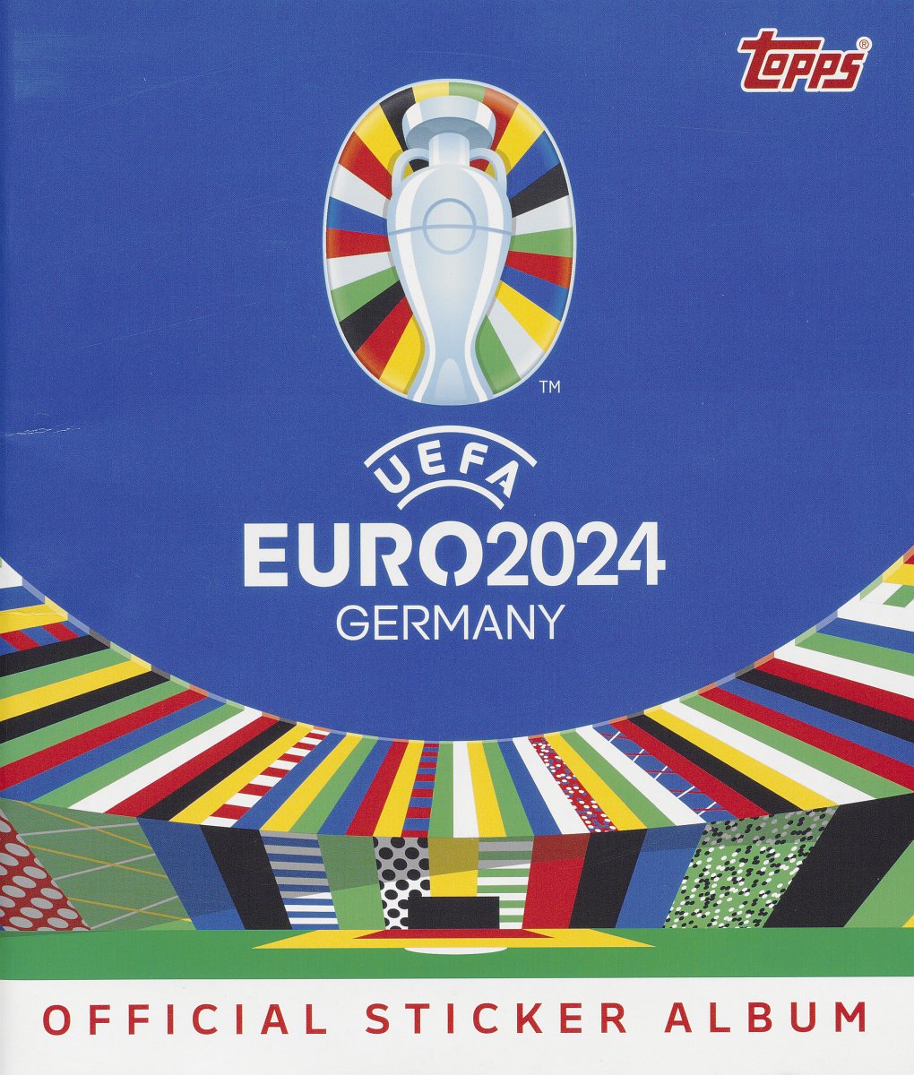 Einband des Sammelbild-Albums „EURO2024 – Germany“.